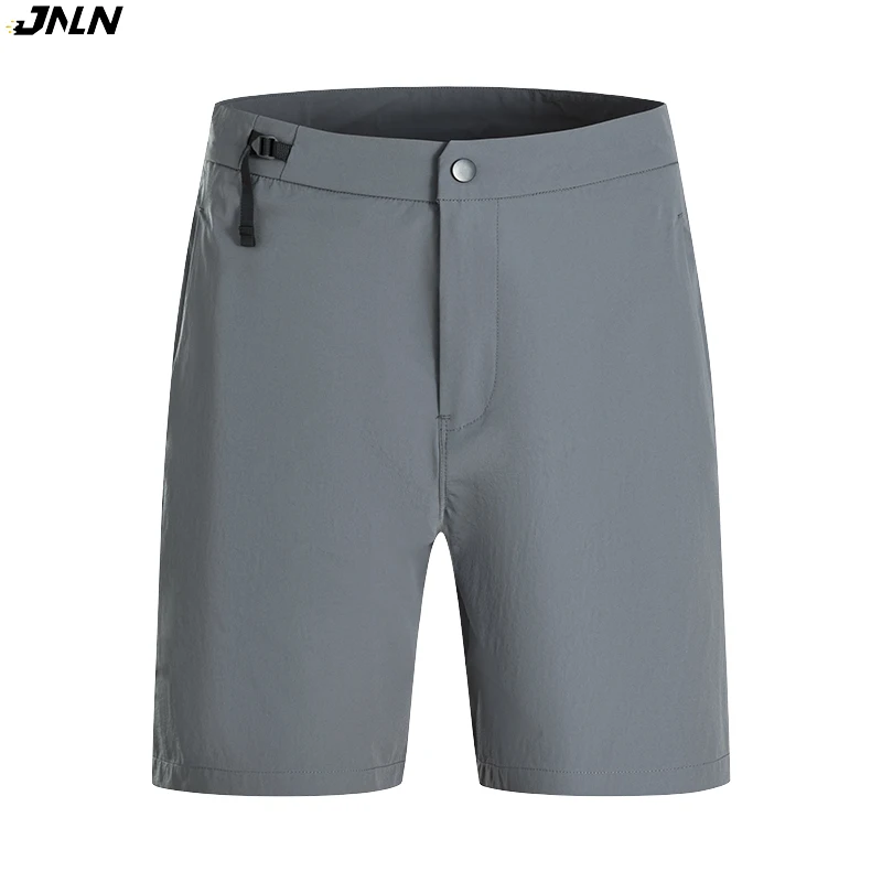 JNLN Quick-Dry Outdoor Shorts Unisex Summer Stretch Sports Shorts With Zipper Pockets For Camping Trekking Climbing Oversize