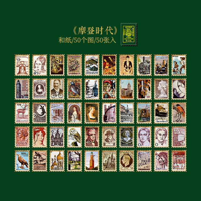 Pcs Famous Character Vintage Stamps Stickers Retro Stamps In Postage Stamps Style Diy Decoration For Laptops Phone Scrapbook