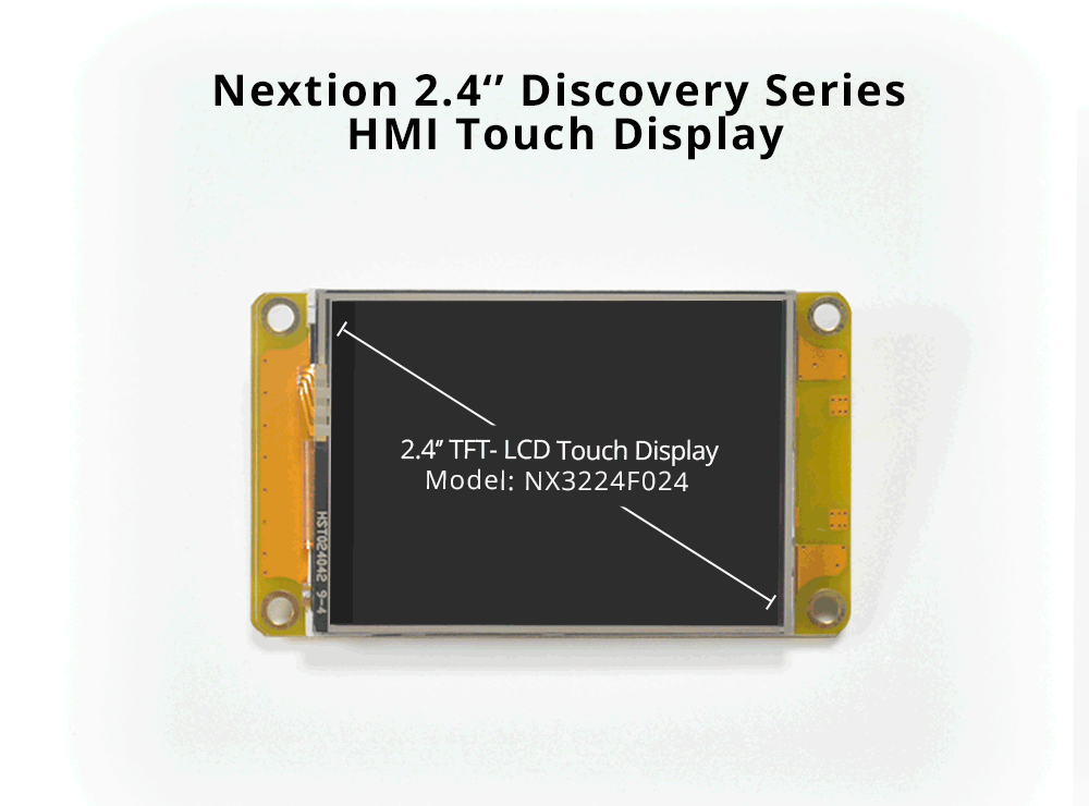 Display Touch Nextion NX3224F024 2.4" - Schermo HMI Per Arduino, Raspberry Pi, Progetti Fai-da-te