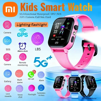 Xiaomi Kids Smart Watch 5G Multifunctional Waterproof IP57 SOS GPS Camera Call Sim Card Child Gifts Sport Watches Tracker 2026 1