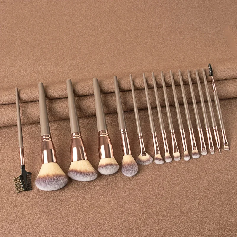 15-Piece Professional Makeup Brush Set