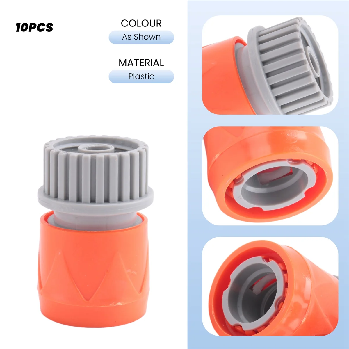 BAAU 10PCS Swimming Pool Filter Cleaning Brush Replacement Connector Adapter for Swimming Pool Filter Cleaner