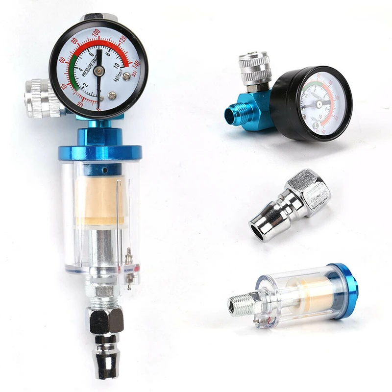 

Air Pressure Regulator Gauge Spray Tool For Air Compressor Moisture Separator Pressure Regulator Oil Water separators Unit