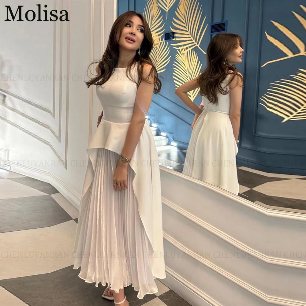 MOLISA Satin Chiffon Saudi Arabia Elegant Formal Occasion