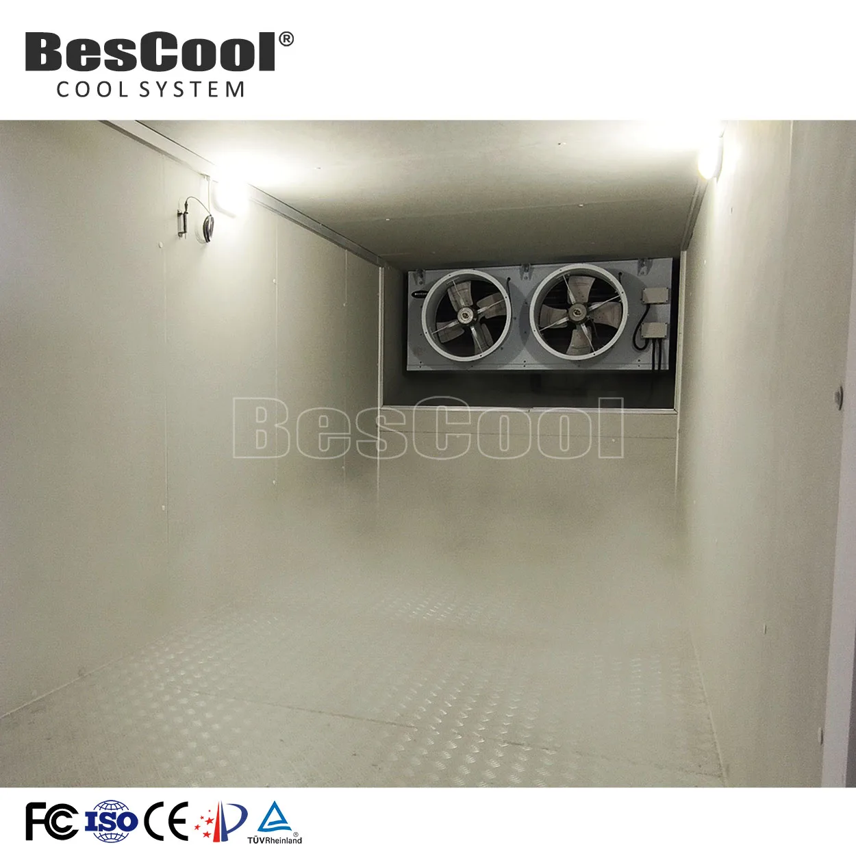 CO2 Blast Freezer Seafood Fruits Integrated Mobile Cold Room Storage -70~ -50 Degrees Quick-Freezing Unit