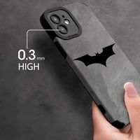 Luxury Leather Lambskin Shockproof Phone Case for IPhone 17 16 Pro Max Air 15 14 13 Max Black B-BatmanS Classic - Image 2