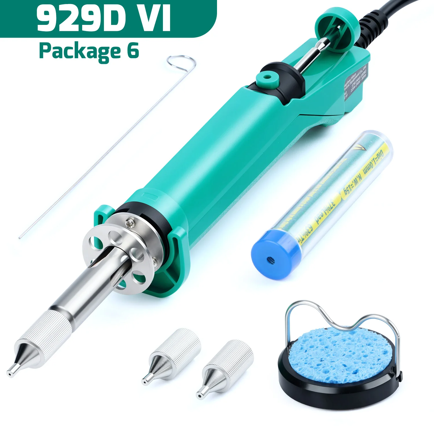180W Desoldering Iron Electric Soldering Tin Suction Sucker Gun THT PTH Remover