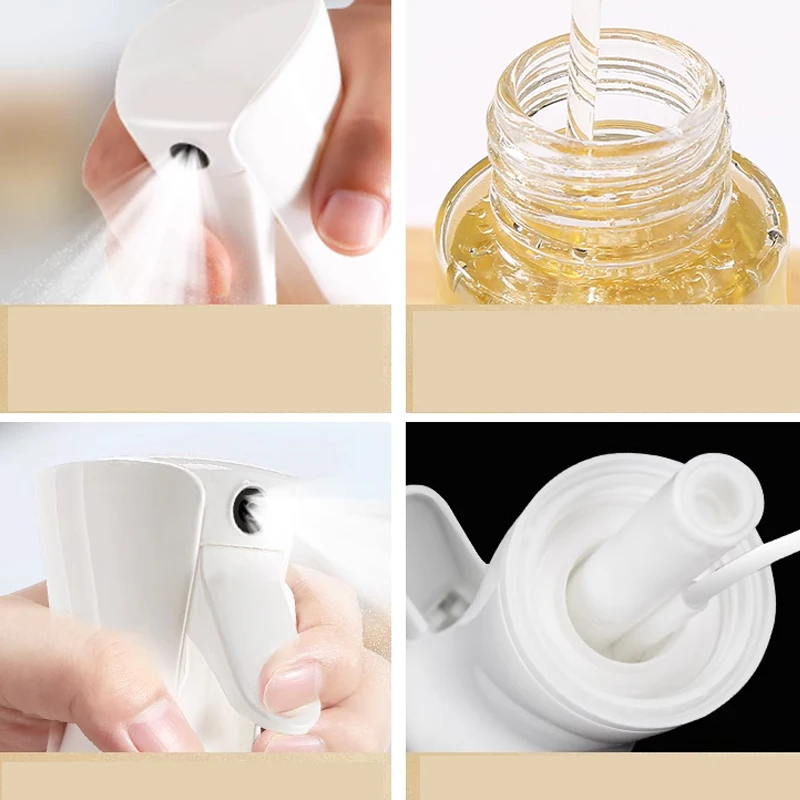 Spray oil pot kitchen air pressure barbecue spray bottle edible olive atomization control powerful spray oil bottle, 1Pc