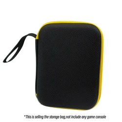 Portable EVA Hard Case for Handheld Game Console - Protective Travel Bag with Hand Strap (Black) (Black)