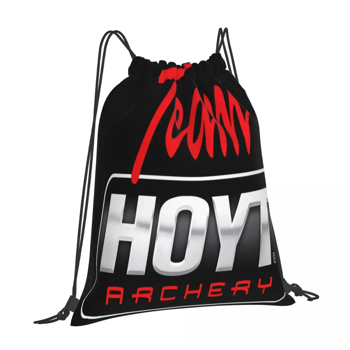 

Team Hoyt Archery Customized Drawstring Bags With Backpack Features Perfect Men'S School Camping Activities