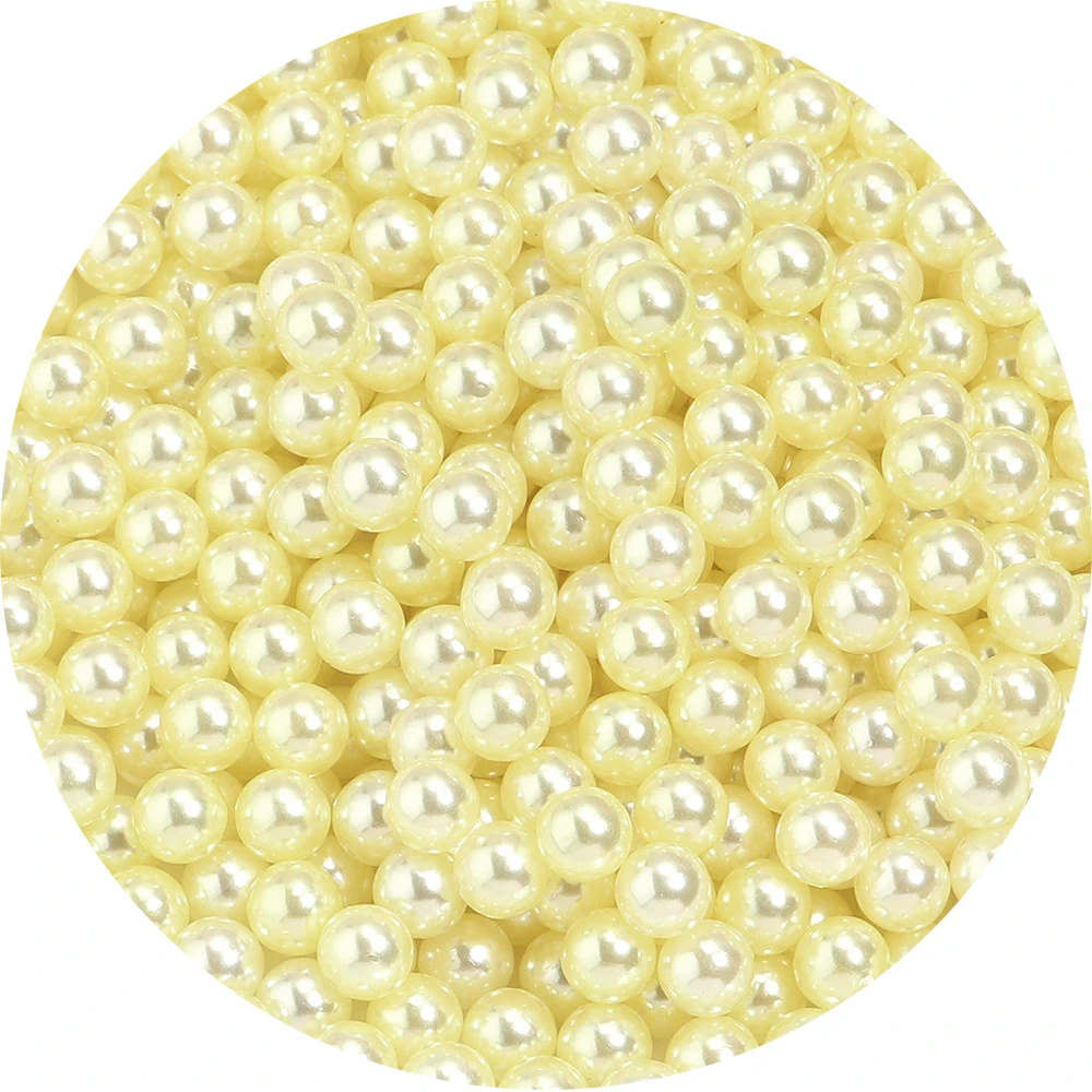 Colorful Imitation Pearl Beads for DIY Crafts and Decorations
