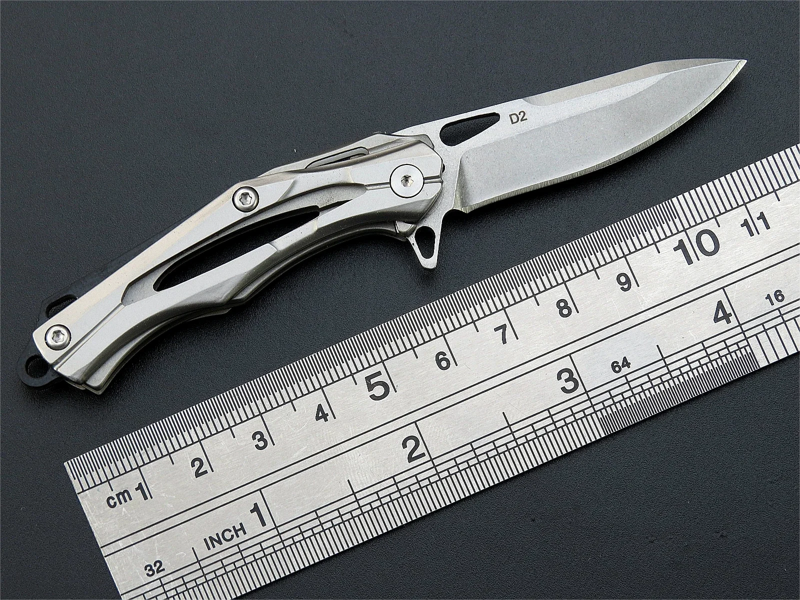 Eafengrow EF205 Camping Knife D2 Steel Blade+Steel Handle Ball Bearing Portable Knife for Outdoor Survival Tactical EDC Tool 3