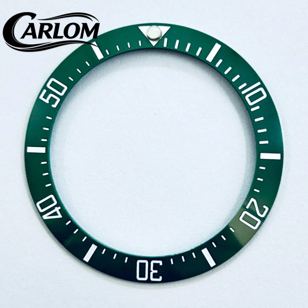 Black, Blue, Green Ceramic Aluminum Sloping Bezel Insert