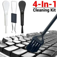 4 in 1 Keycap Puller Stainless Steel Keyboard Removal Tool for Mechanical Keyboard Clean Computer Cleaning Brush Fixing Kit 1