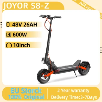 Monopattino Elettrico JOYOR S8-Z per Adulti, Motore 600W, Batteria 48V26AH, E-Scooter da Montagna, Pneumatici da 10 Pollici, Pieghevole