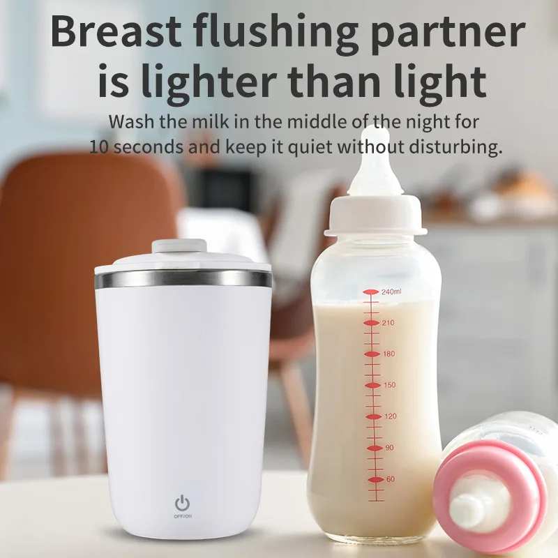 

Automatic Stirring Cup 350ML Electric Coffee Mixing Mug Stainless Steel Portable USB Charging Rotating Water Cups Mugs