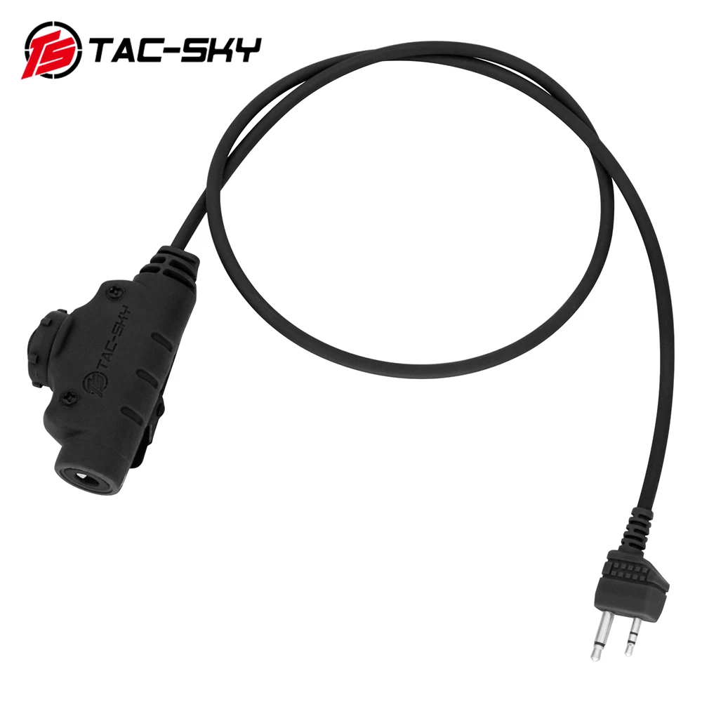 TAC-SKY Tactical PTT Adapter U94 V2 PTT Midland PTT for Midland Plug Walkie Talkie Compatible wiht COMTAC II III SORDIN Headset