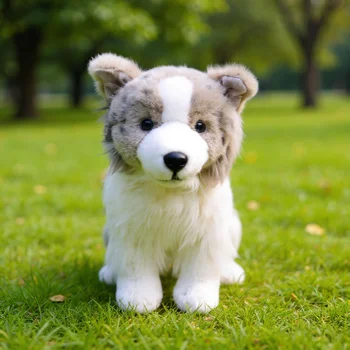 Realistic Border Collie Plush 1