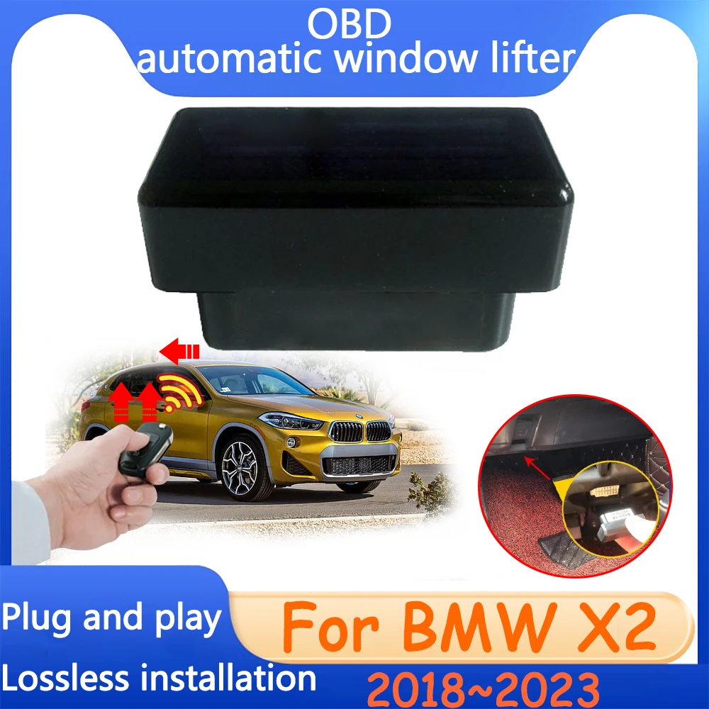 

Оконный подъемник для BMW X2 F39 2018 2019 2020 2021 2022 2023, автомобильный OBD Тюнинг, автоматический закрывающий люк, модификация, автомобильные аксессуары