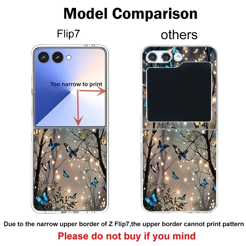 Oil Painting Flower Clear Case - Elegant Folding Hard Phone Cover