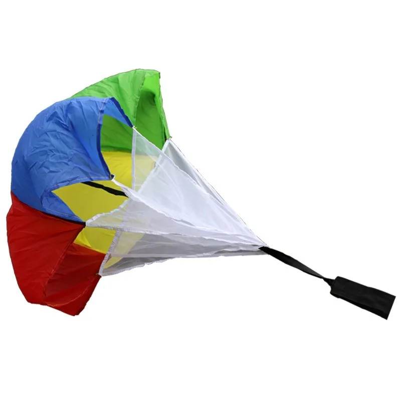 Kids Colorful Resistance Parachute for Football Running Speed Power Training Athletic Sprint Endurance Strength Boost