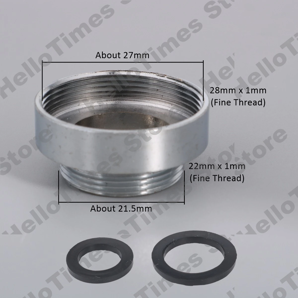 Universal Kitchen Faucet Adapter with Aerator Bubbler - Water Flow Conversion Accessory