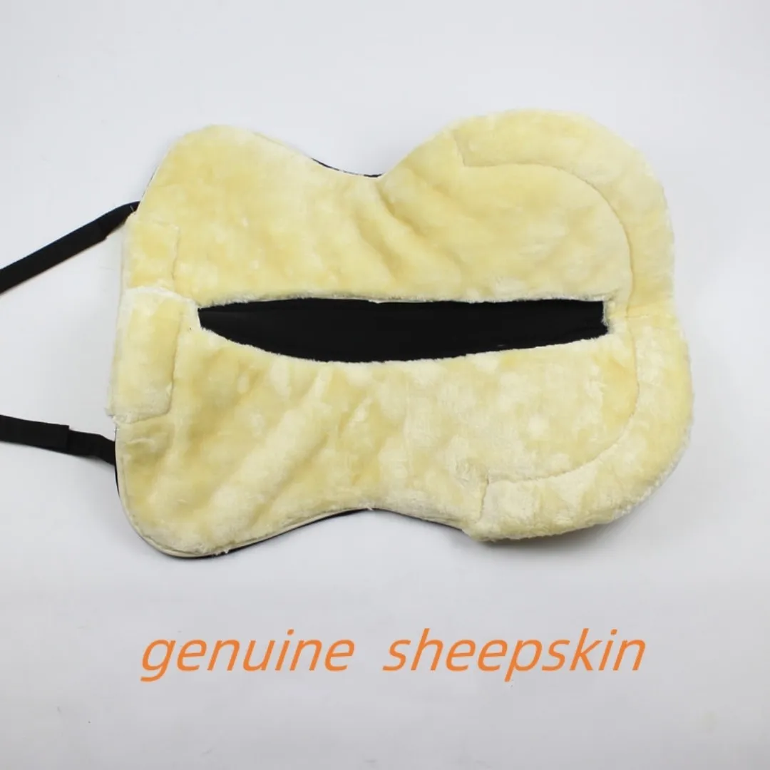 Sheepskin Horse Saddle Pad, Western Sheepskin Saddles, Fur, Wool, High Density, Made
