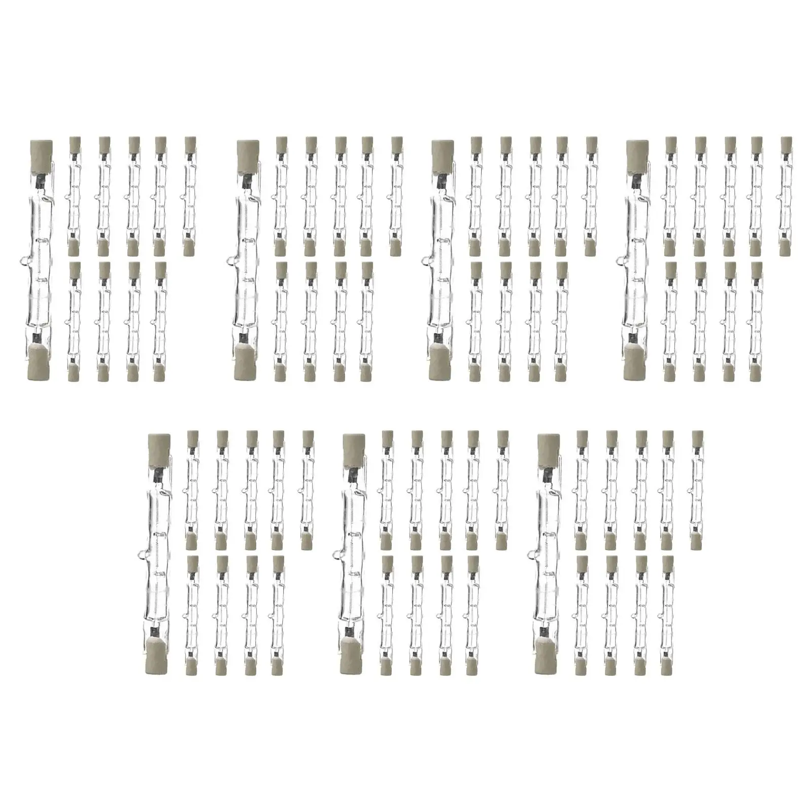 

10x R7S Bulbs Halogen Bulbs for Landscape Lights Shop Warm White 2800K