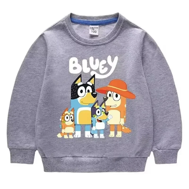 thumbnail image 1 of hot Bluey's Children's Spring And Autumn Round Neck Sports Sweatshirt Children's Long-sleeved Casual Tops For Boys And Girls, 1 of 4