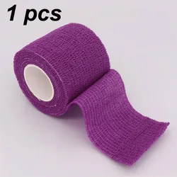Purple Waterproof Self - Adhesive Elastic Bandage - Anti - Slip, Nonwoven, Disposable (1 pcs)