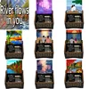river flows in you Wood mechanical Music Box for South Korea piano guitar Friends birthday New year Christmas gift 1