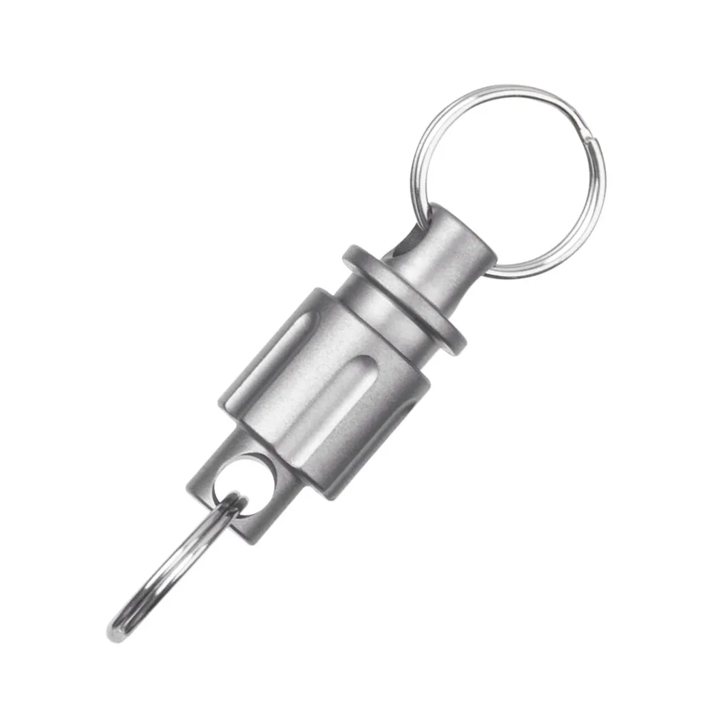 

Titanium Alloy Keychain Detachable 360 Degree Rotation Multifunctional Portable Key Chain Outdoor Tools Car Keychain