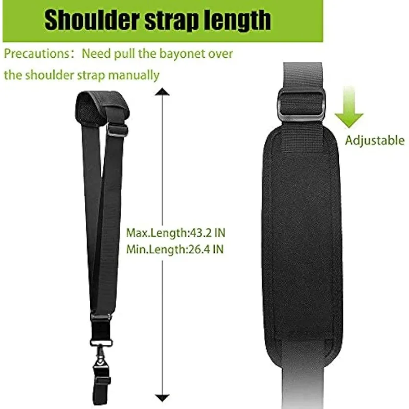 Shoulder Strap for Lawn Mower, Adjustable Backstrap, Leaf Blower Fixed Strap, Garden Tools Attachment, Simple Side Back