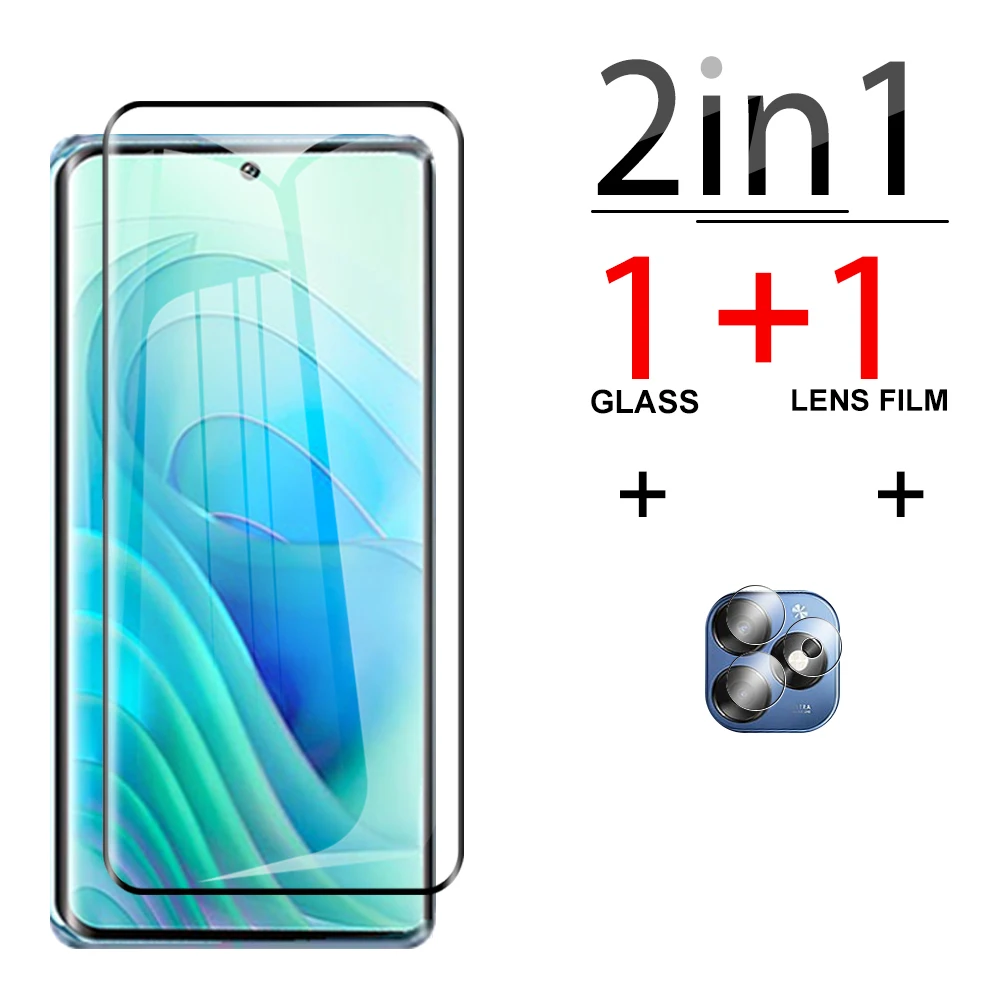 

2 в 1 прозрачное Защитное стекло для объектива камеры для itel S23 plus 2023 закаленное стекло itels 23 6,78 дюймов 20D 3D изогнутая защита экрана