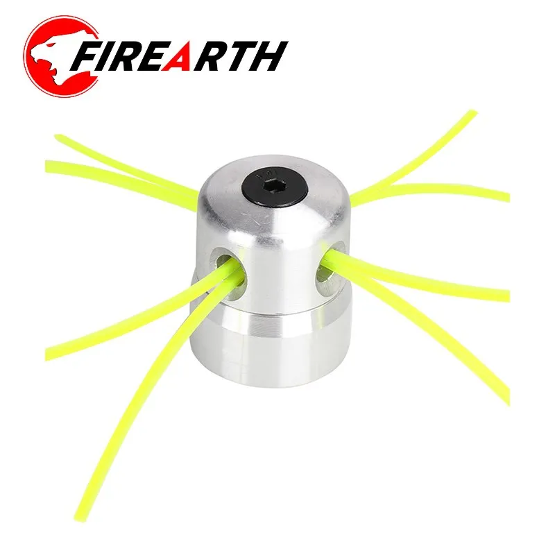

Grass Trimmer Head Aluminum with Four Trimmer Lines for Universal Brush Cutter Replacement