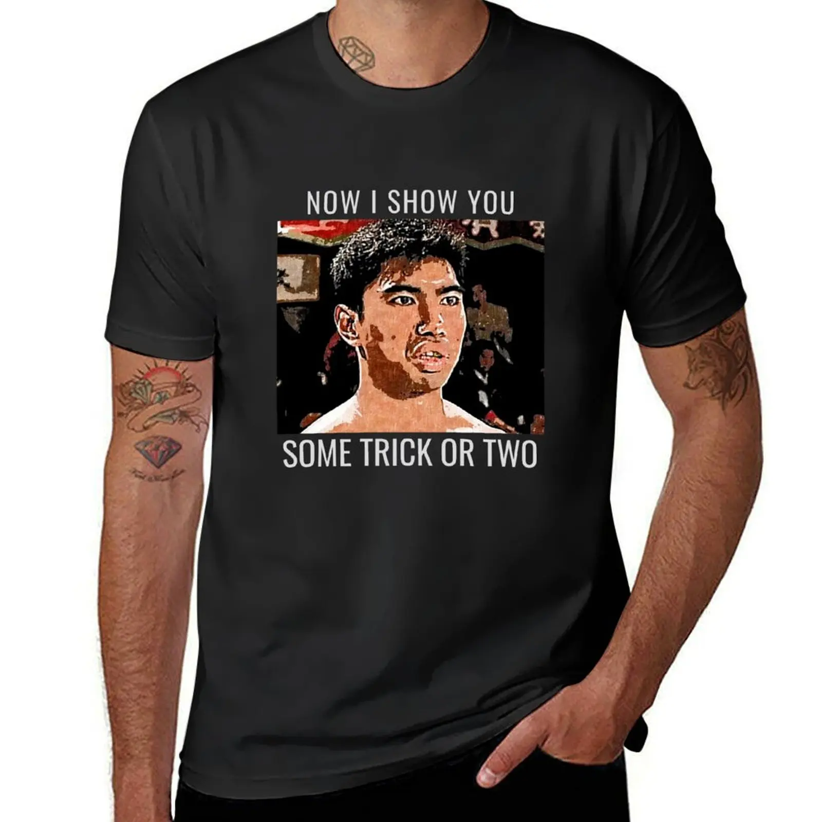 SOME TRICK OR TWO - HOSSEIN ( BLOODSPORT ) T-Shirt sublime quick drying oversizeds Blouse men workout shirt