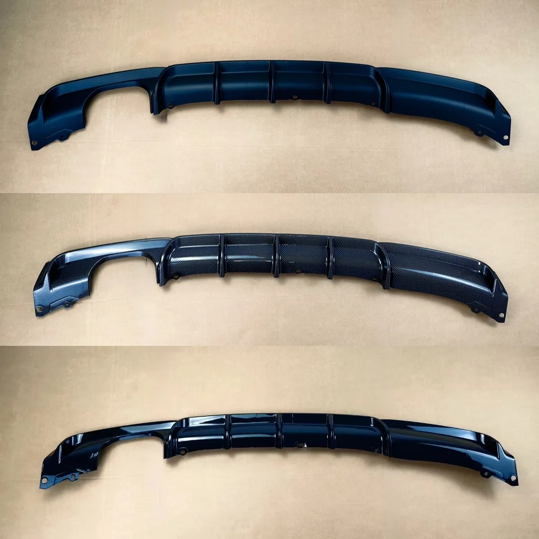 BMW 3 시리즈 F30 F31 F35 3 시리즈 2012-2018 320i 335i M 스포츠 리어 범퍼 립 디퓨저 턱 에어댐 프로텍터 트림 튜닝