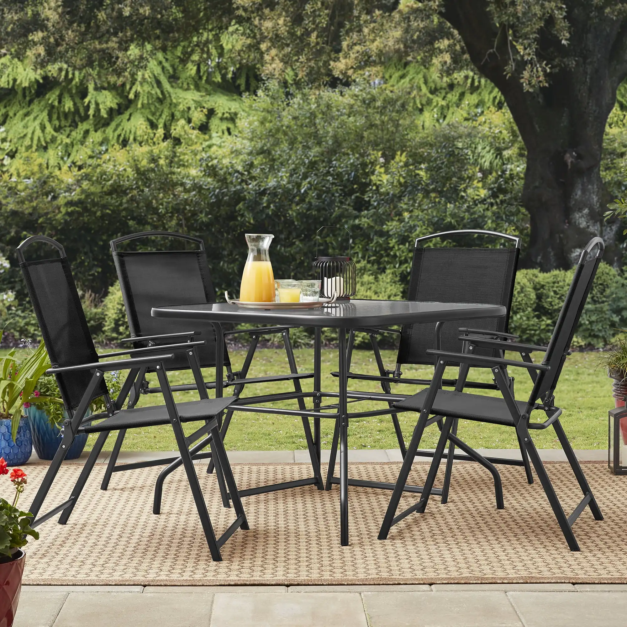 

Mainstays Albany Lane 5 Piece Dining Set, Black