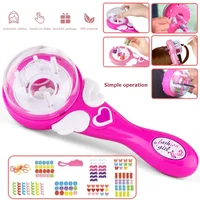 Kits de tresses de cheveux automatiques, outil de coiffure, Machine électrique de bricolage, ensemble de rouleaux de tissage, cadeaux pour enfants, accessoires pour cheveux pour femmes 4