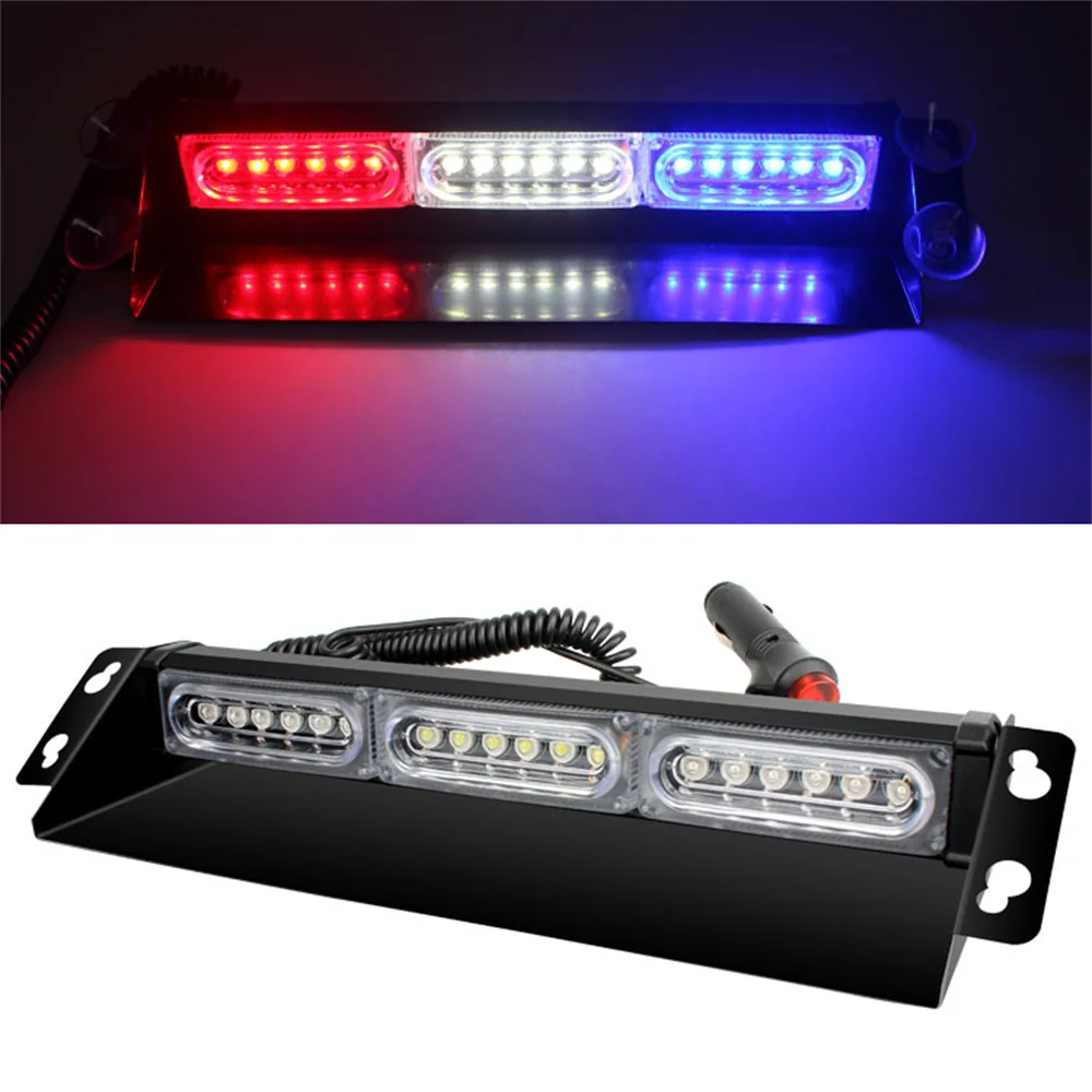 18Led Ventosa Flash Light Luce Stroboscopica Spia 12 V24V Lampada Stroboscopica Per Auto Emergenza Flash Dash Universale Per Auto Camion