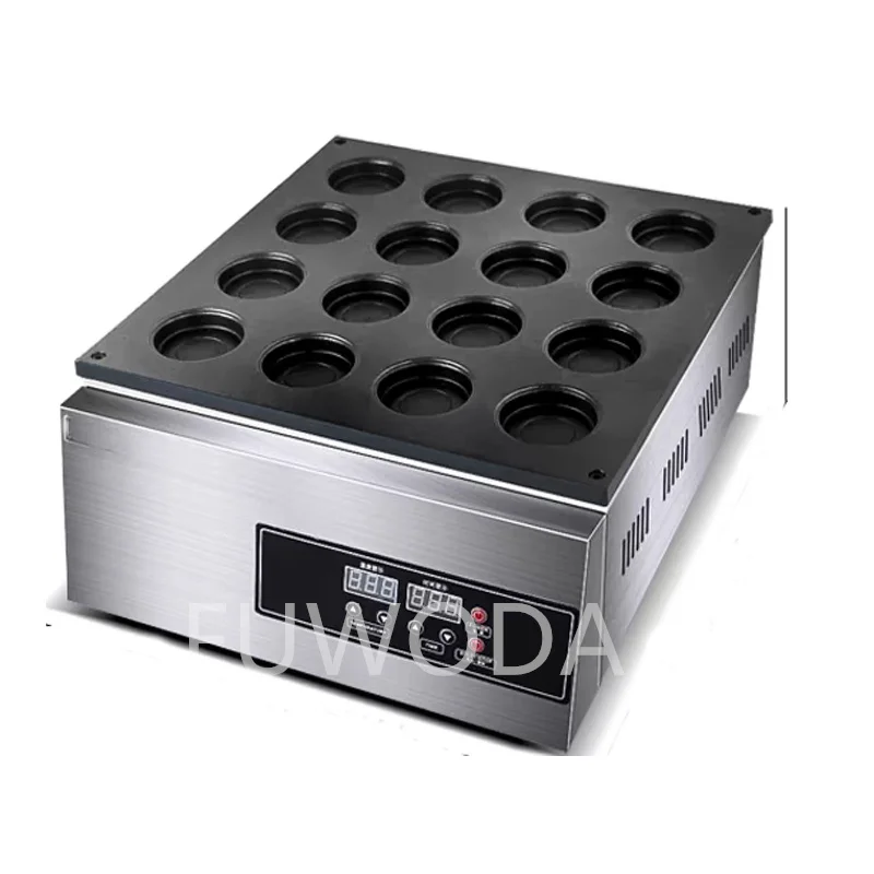 thumbnail image 1 of Máquina eléctrica comercial para hacer pasteles con ruedas, máquina para hacer gofres, hamburguesas y huevos de alta calidad, máquina eléctrica para hornear moldes para hornear de 2500 W, 1 of 5
