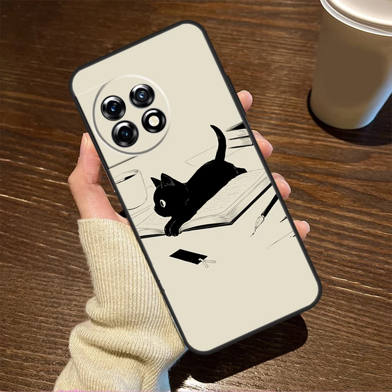 Black Cats Ink Cute Pet Witch Art Phone Case Cover