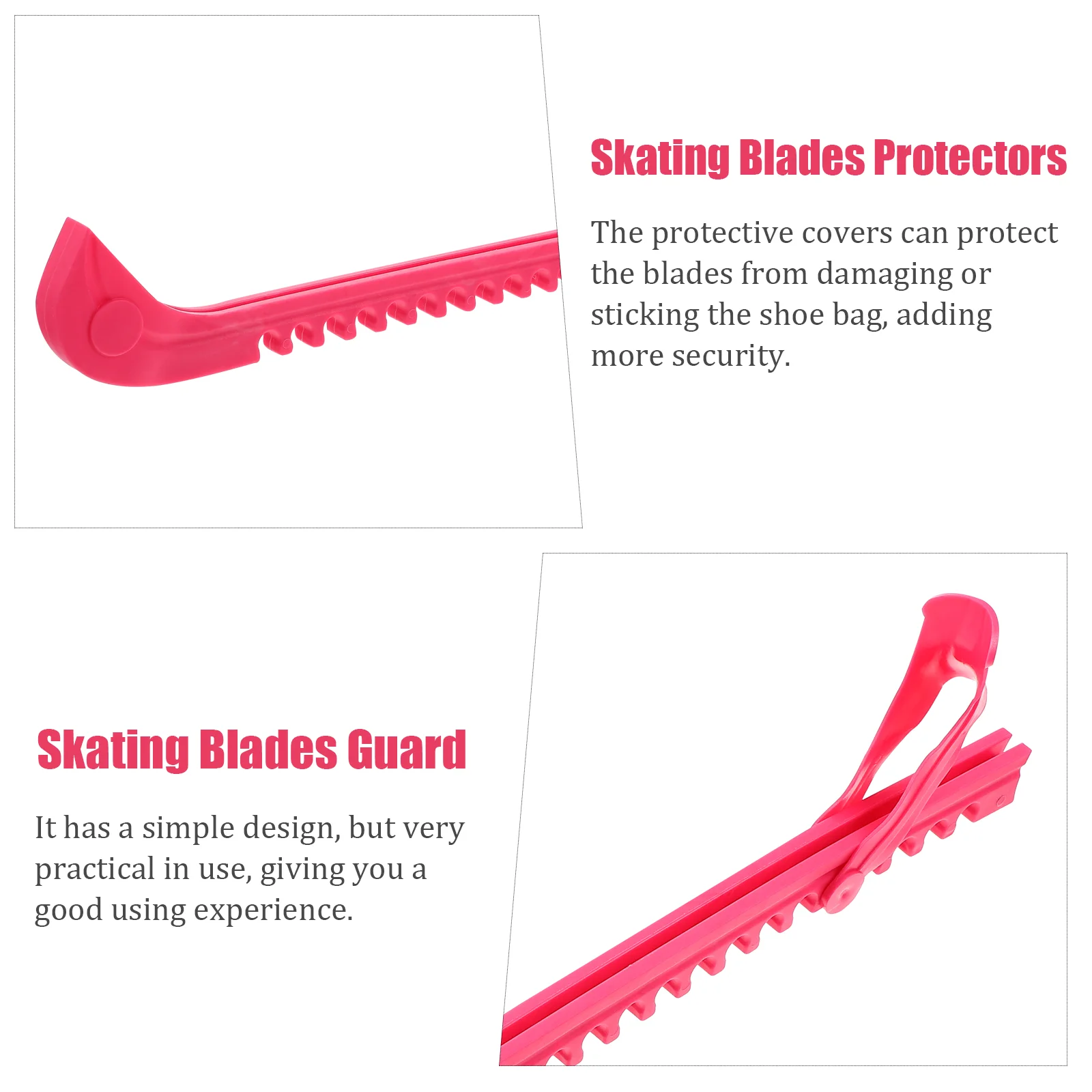 Durable Ice Skate Protector Skating Blades Covers Hockey Field Protective Guard Black Child Boys Shoes Team Sports