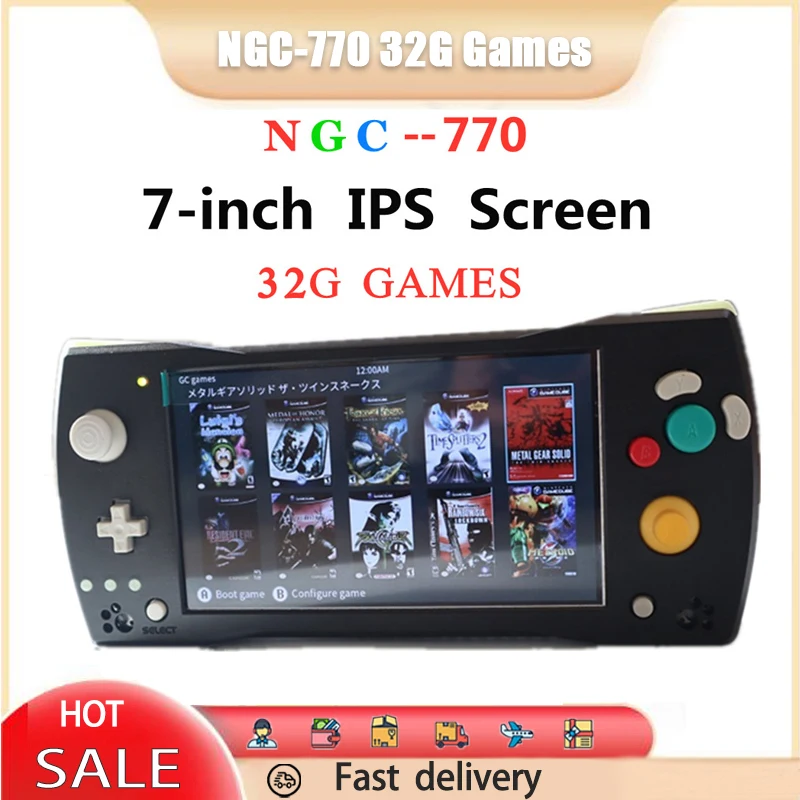 Ngc770 32g Games Portable Game Player Pocket Game Machine 7 Inch Ips