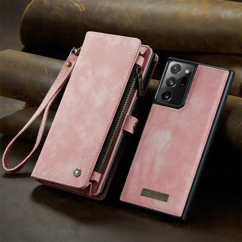 Étui portefeuille en cuir vintage pour smartphone  19