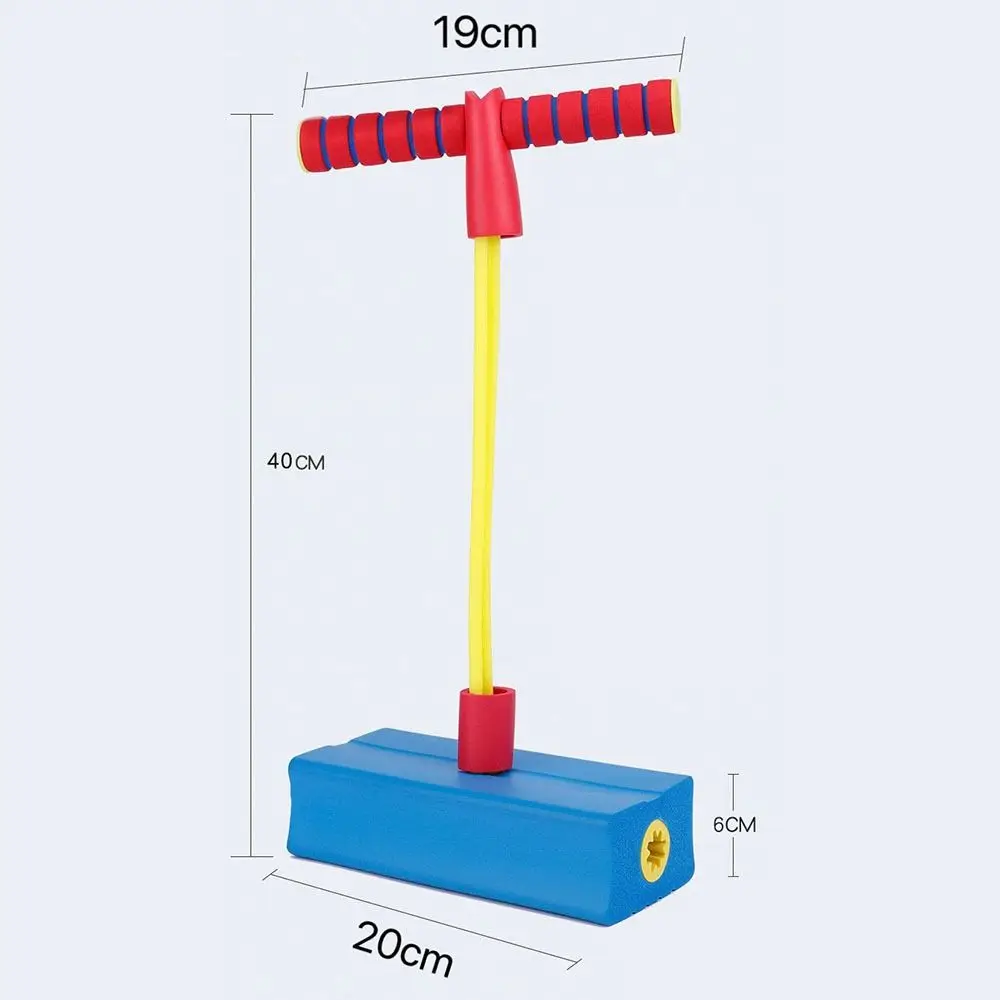 Safe Children Pogo Stick Jumper Bounce Sense Training With Squeaky Sounds Frog Jumping Toy Children's Grow Taller Balance Toy