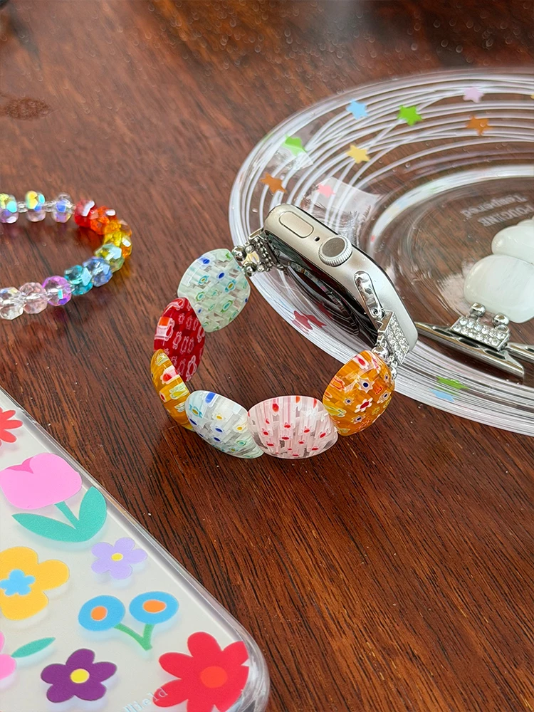 Elegant Crystal Elastic Band for Women - Stylish Watch Strap