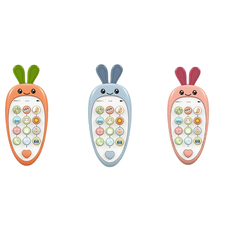T84C-Baby Cell Phone Toy With Early Education & Music, Learning Educational Fake Phone For Kids, Sensory Toy For Kids