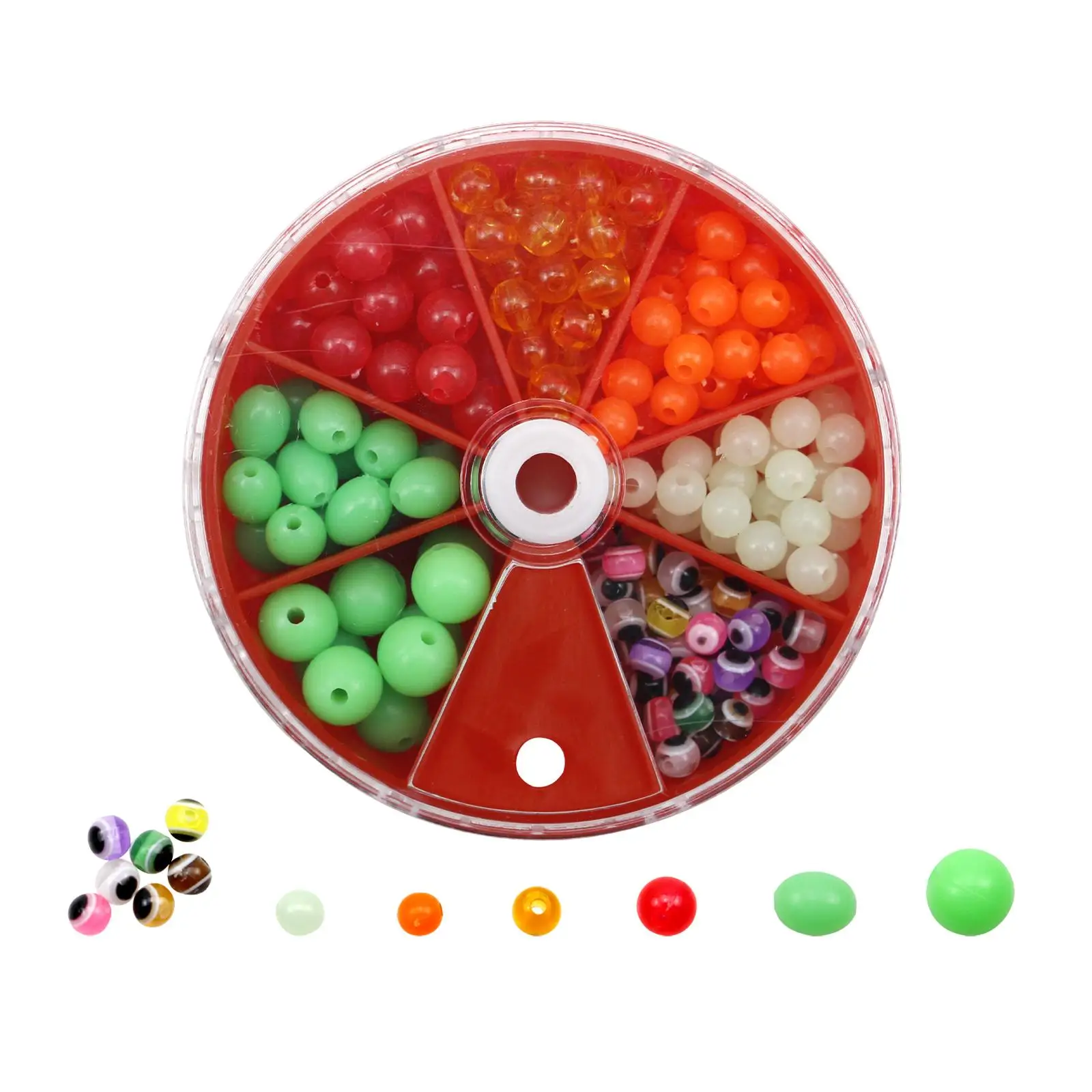 

Fishing Beads Fishing Bobbers Fish Beads Fishing Tackles Round Beans Glow Fishing Rig Beads for Bass Trout Salmon Saltwater