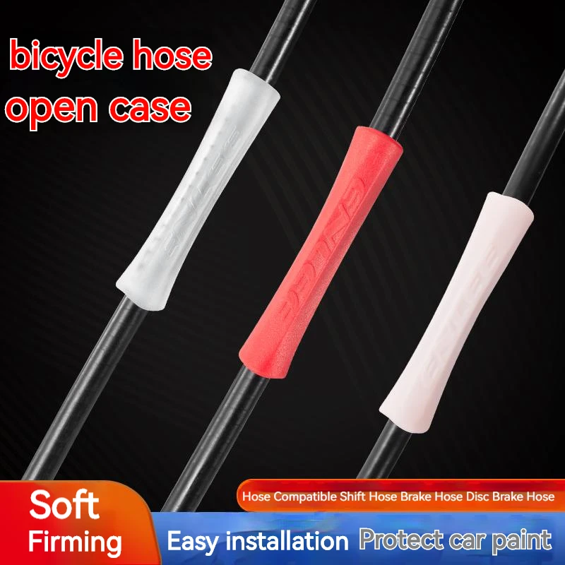 5pcsBicycleCableProtectorShiftBrakeRubberLinePipeSleeveHot